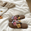 WS073 Thai-style vacation flip-flops for women, fashionable summer wear, versatile beach sandals, floral flip-flops